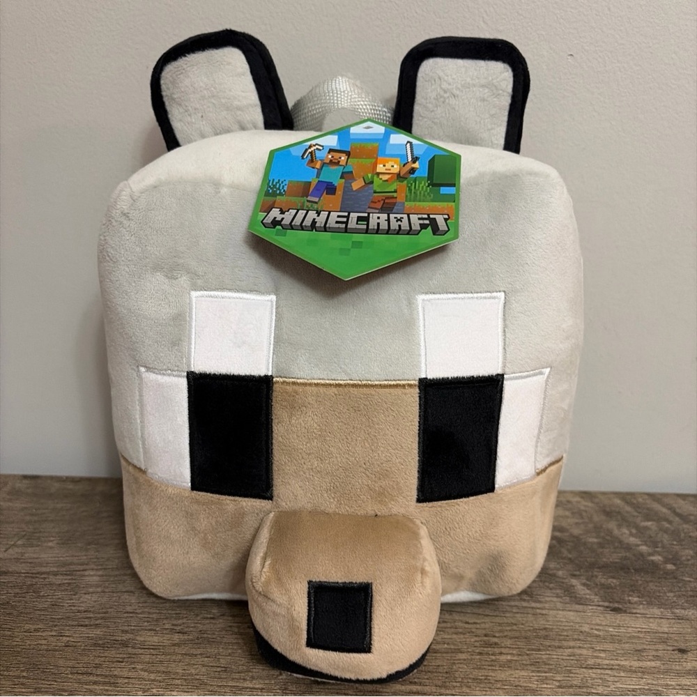 Minecraft new! Wolf Plush Backpack
